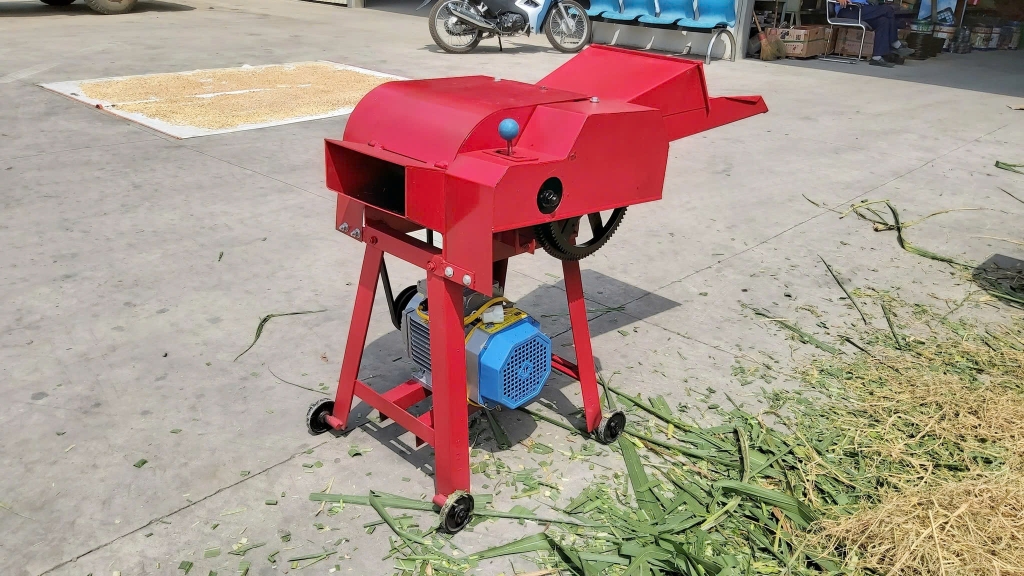 Máy băm cỏ voi, thân cây mía ngô